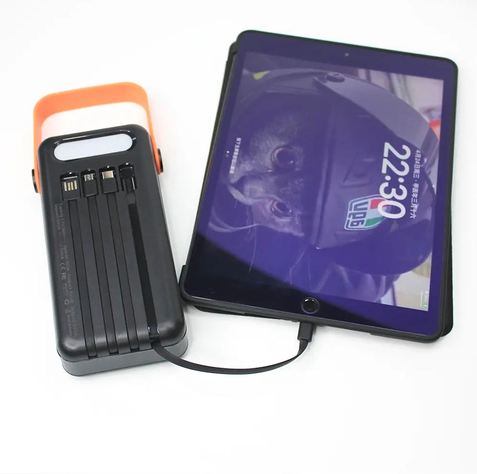 Thumbnail: Outdoors Waterproof Solar Power Bank 30000mAh Portable Solar Charger 