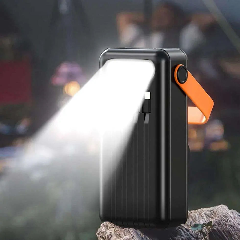 Thumbnail: Outdoors Waterproof Solar Power Bank 30000mAh Portable Solar Charger 