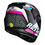Miniatura: Capacete Race Tech Sector Voltkon Branco e Rosa