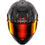 Miniatura: Capacete Shark Spartan RS Shaytan KRA Preto Cinza e Vermelho Fosco