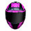 Miniatura: Capacete LS2 FF353 Rapid Cromo Preto e Rosa