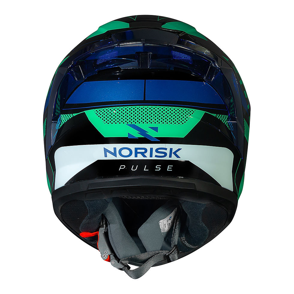 Miniatura: Capacete Norisk Flow Pulse Verde e Azul