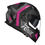 Miniatura: Capacete Race Tech Volt Abstrak Preto e Rosa Fosco