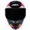 Miniatura: Capacete ASX Eagle Fast Preto Rosa e Branco