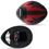 Miniatura: Capacete Ebf New Spark Flash Preto e Vermelhor Fosco