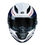 Miniatura: Capacete Norisk FF302 Grand Prix USA Branco e Azul