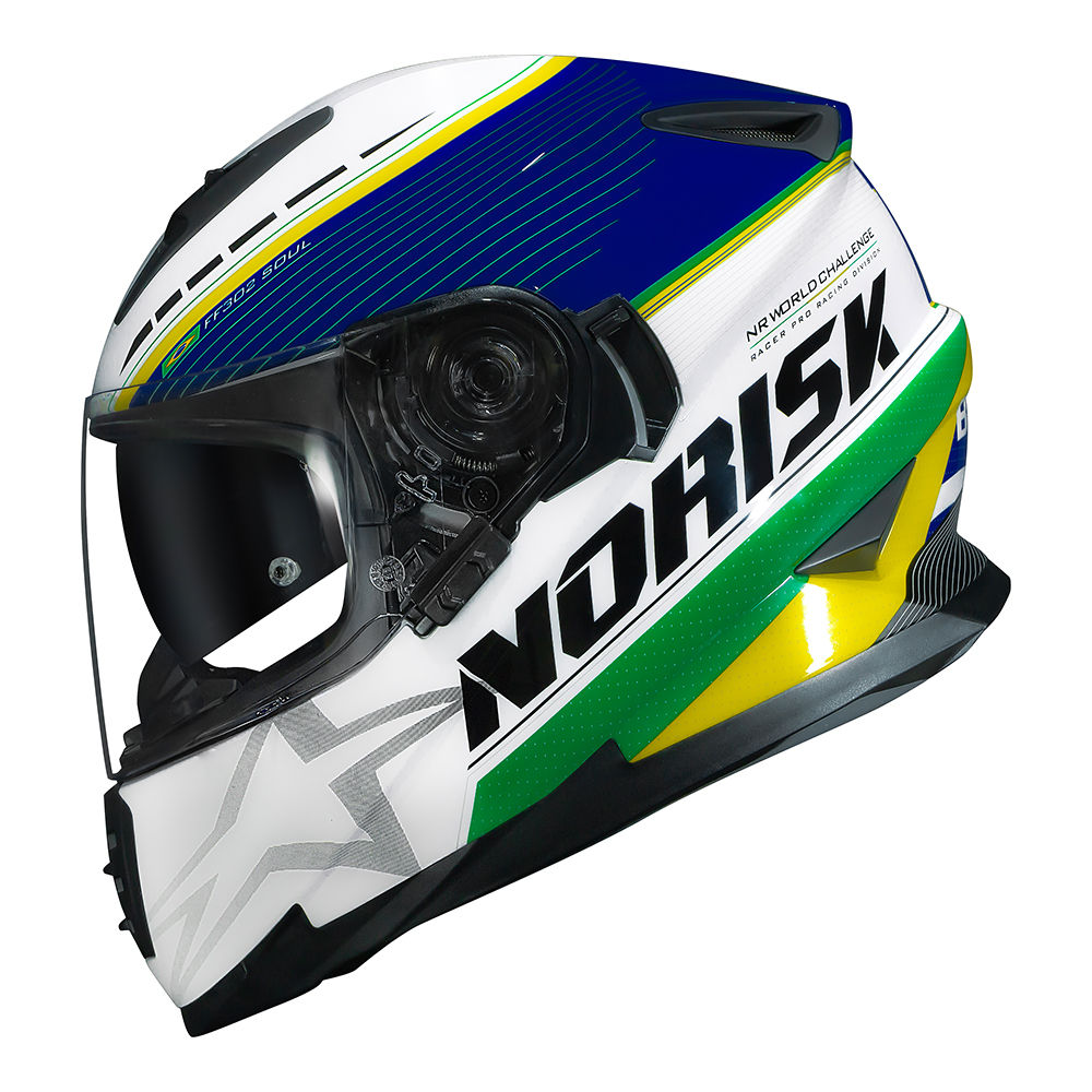 Capacete Norisk FF302 Grand Prix Brasil
