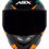 Miniatura: Capacete ASX Eagle Fast Preto Grafite e Verde