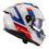 Miniatura: Capacete LS2 FF808 Stream II Vintage Branco Azul e Vermelho