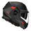 Miniatura: Capacete Ls2 Advant X - Oblivion Preto Titanium e Vermelho