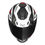 Miniatura: Capacete Norisk Carbon R Spot Branco Cinza e Vermelho