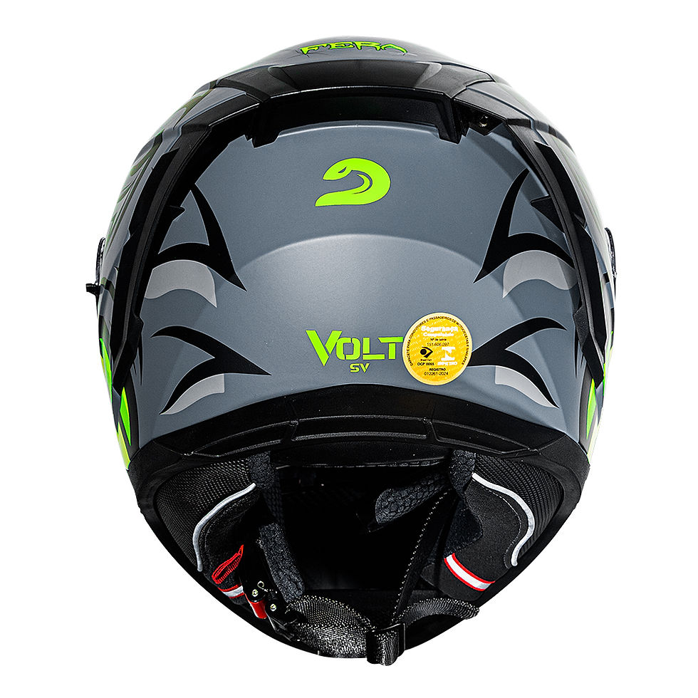 Miniatura: Capacete Race Tech Volt Fera Cinza Fosco