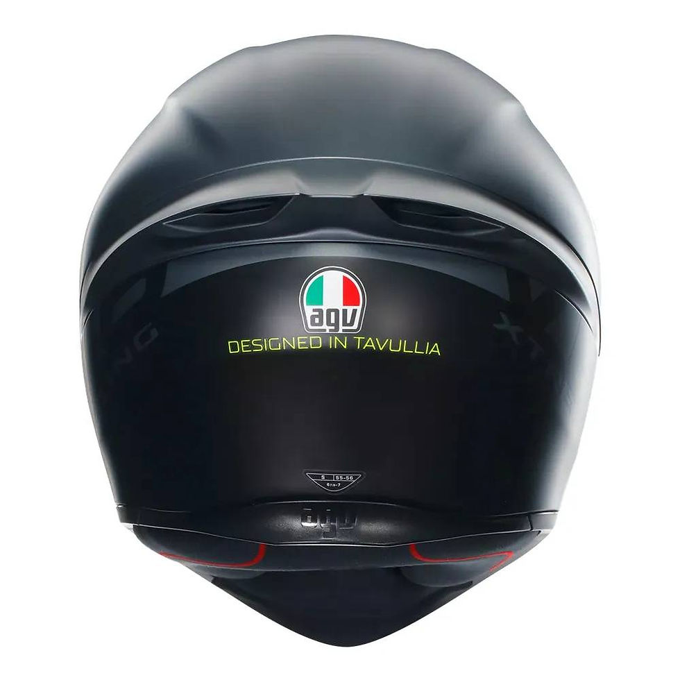 Miniatura: Capacete AGV K1S Limit 46 Preto e Cinza Fosco