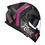 Miniatura: Capacete Race Tech Volt Abstrak Preto e Rosa Fosco