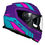 Miniatura: Capacete LS2 FF800 Storm Fist Roxo e Azul