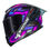 Miniatura: Capacete Norisk Carbon R Spot Roxo e Rosa