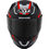 Miniatura: Capacete KYT Striker 2V Asphalt Preto e Vermelho