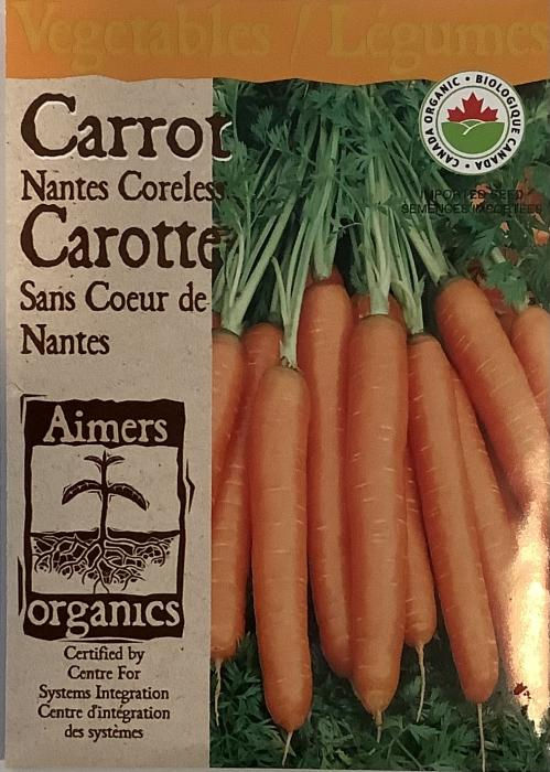 Aimers Organic Nantes Carrots