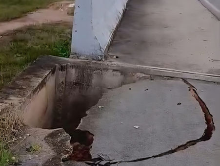 Crateras na MA-211 preocupam moradores entre Bequimão e Central do Maranhão