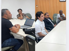 Dr. Cesar Cantanhede acompanha líderes quilombolas de Santa Rita  em reunião na SEMA, para tratar da extração de areia