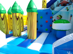 Inflatable Winter Wonderlandl Slide and 