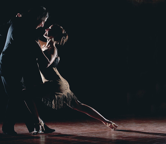 Couple Salsa Dancing