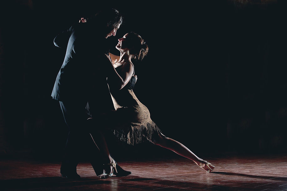 Couple Salsa Dancing