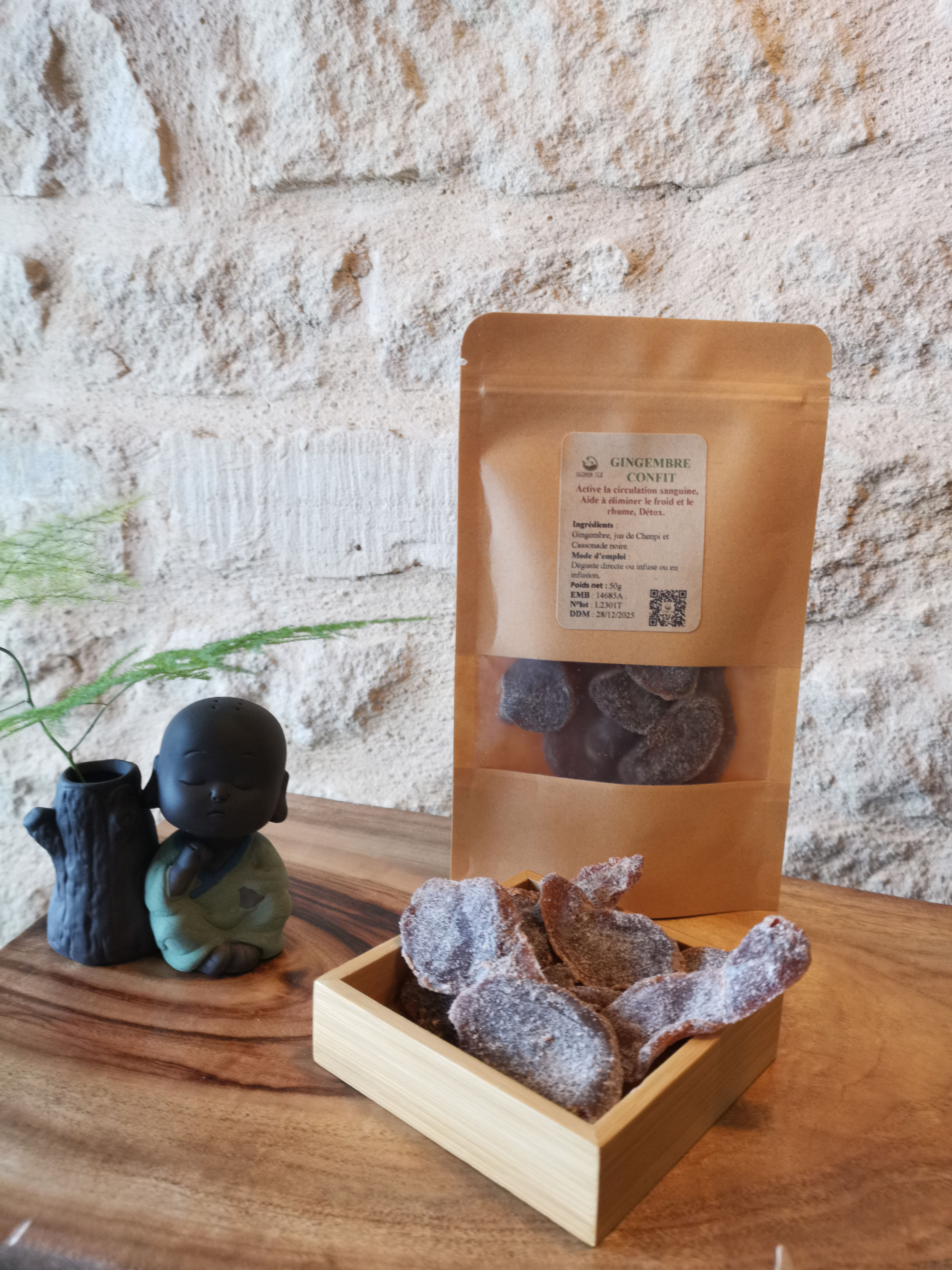 Gingembre Confit en vrac 50g