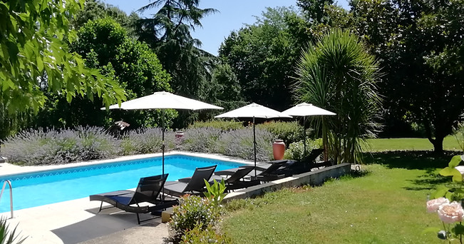 The big pool at Domaine de Beausoleil