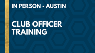 Help Your Club Start Strong: Officer Training Registration Is Open