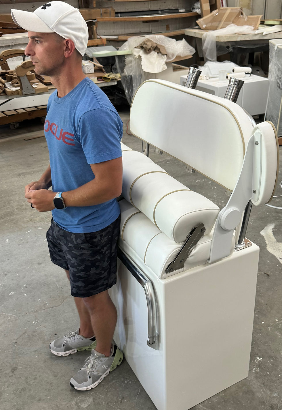 MODEL LPC- LEANING POST COOLER BY NAUTICAL DESIGN INC