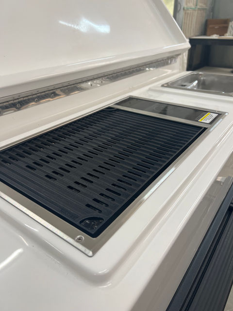 Boat kitchenette, sink, grill