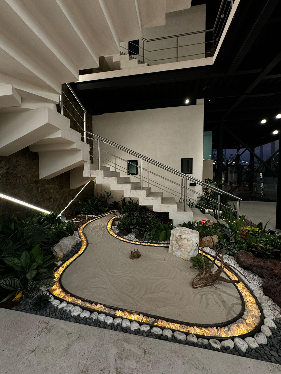Jardín Zen Iluminado