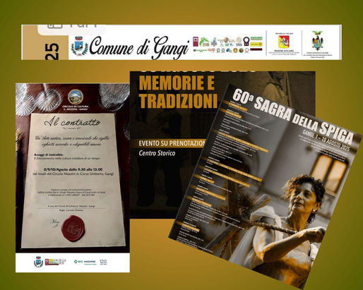 GANGI: FESTA DELLA SPIGA TRA TRADIZIONE, STORIA E COMUNITA`