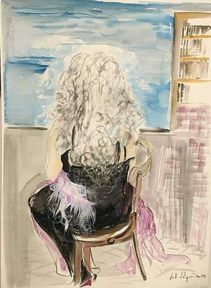 STORIA IMMAGINARIA DI "PEPPA A CENERE"           La donna dalla chioma bianca