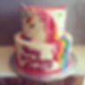 Unicorn 2 tier cake