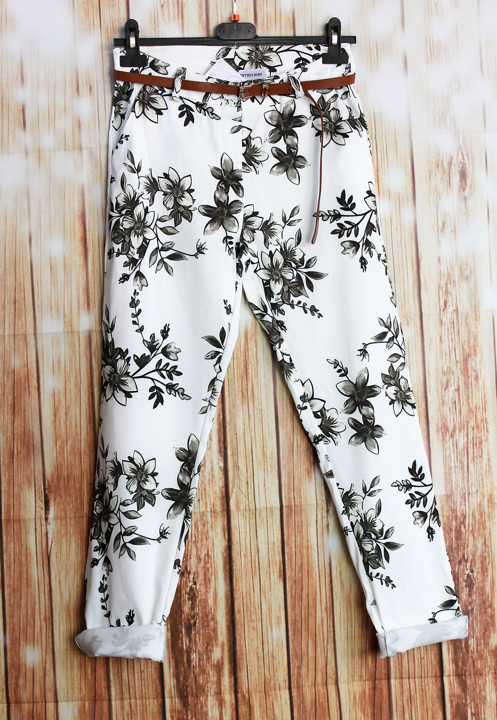 Pantalon à motifs