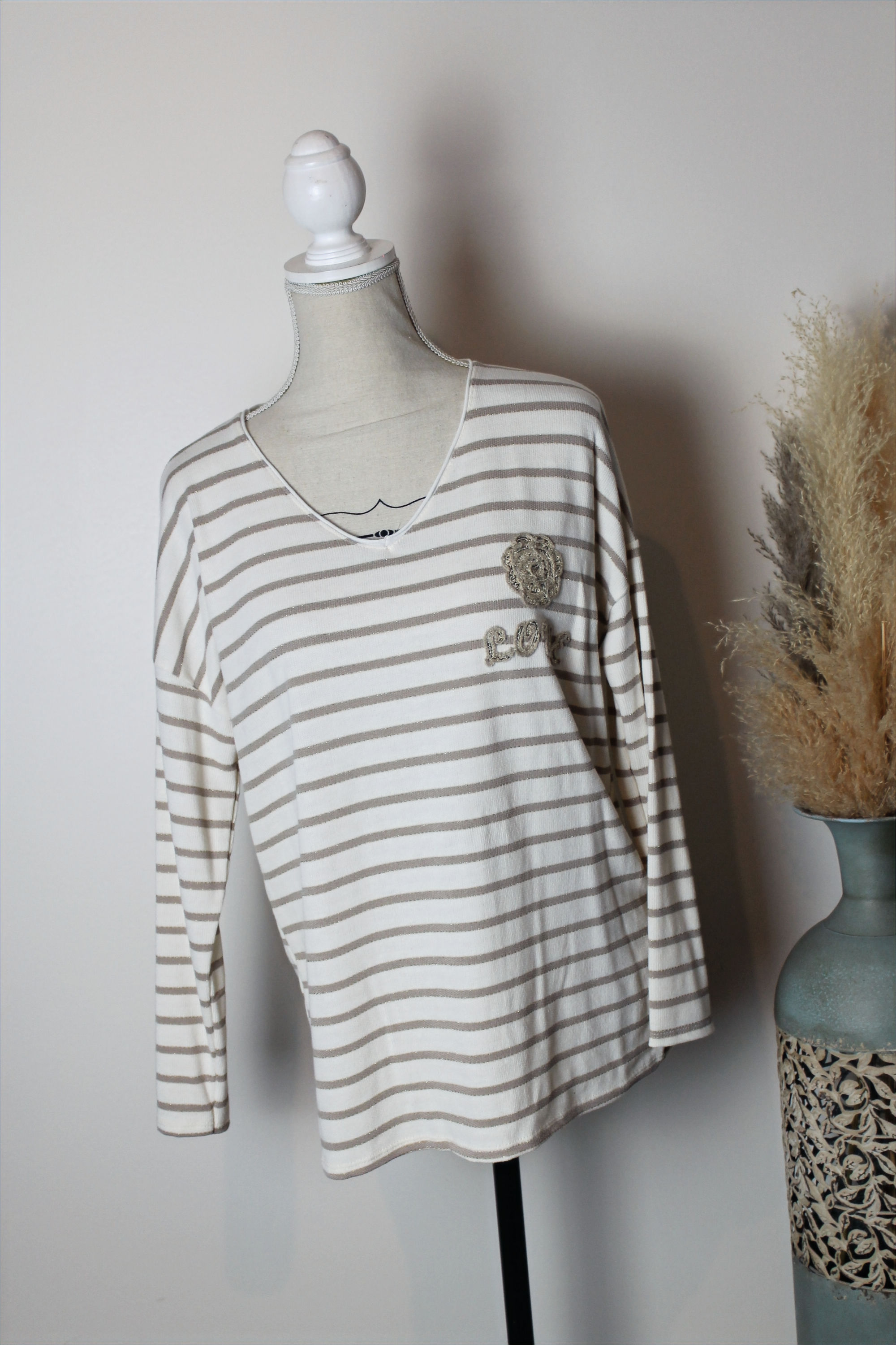 Pull à rayures