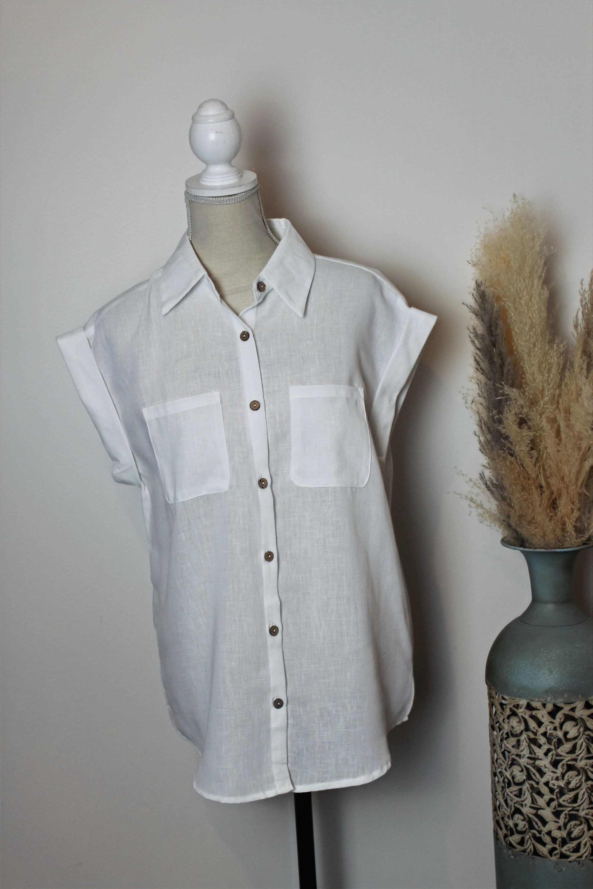 Blouse boutons GRANDE TAILLE