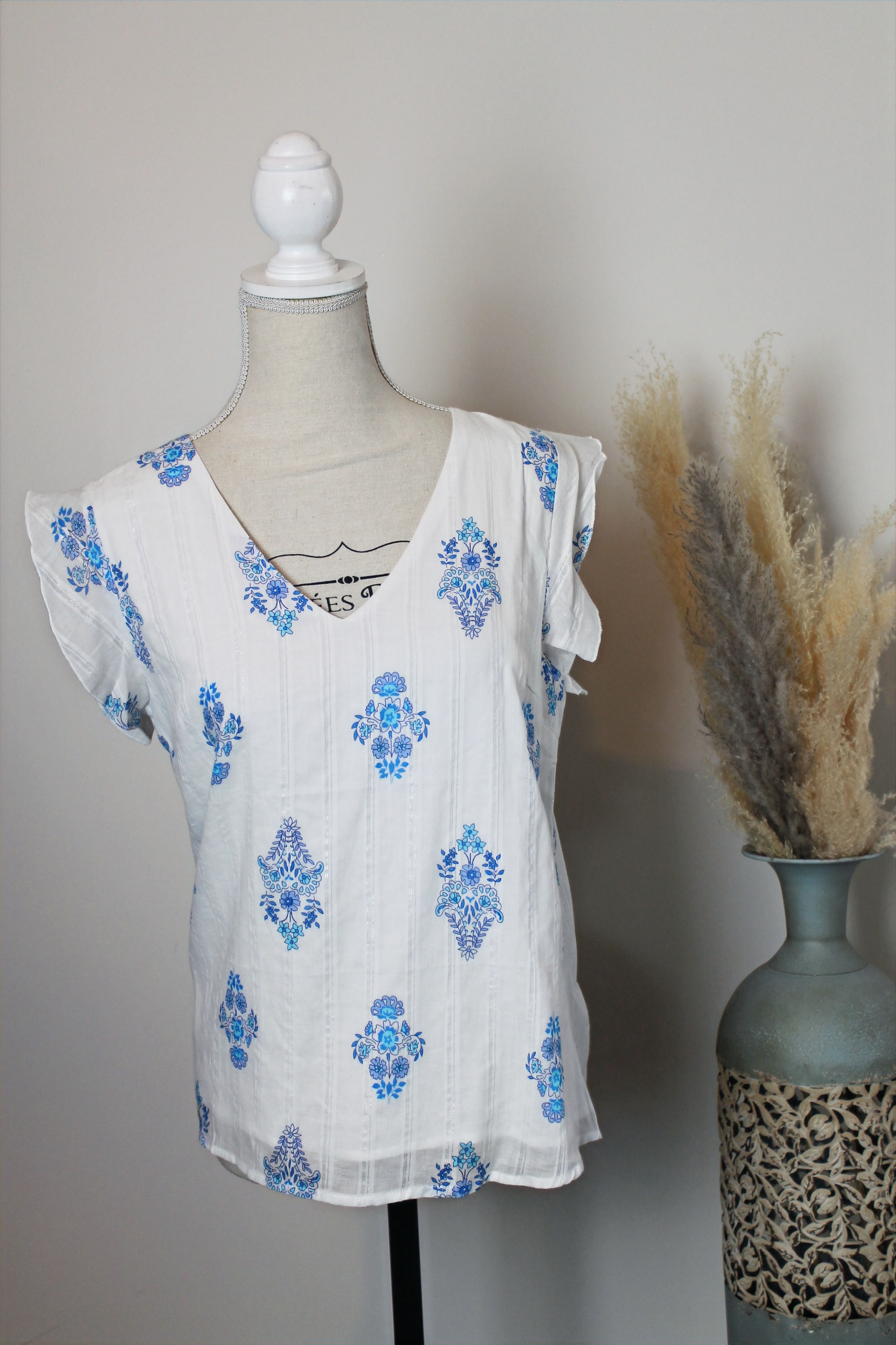 Blouse à motifs