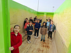 Naar het containerpark