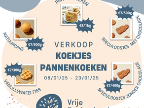 Pannenkoeken- en koekjesactie