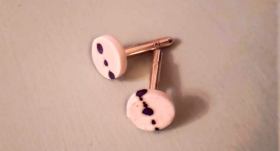 Thumbnail: Porcelain cufflinks