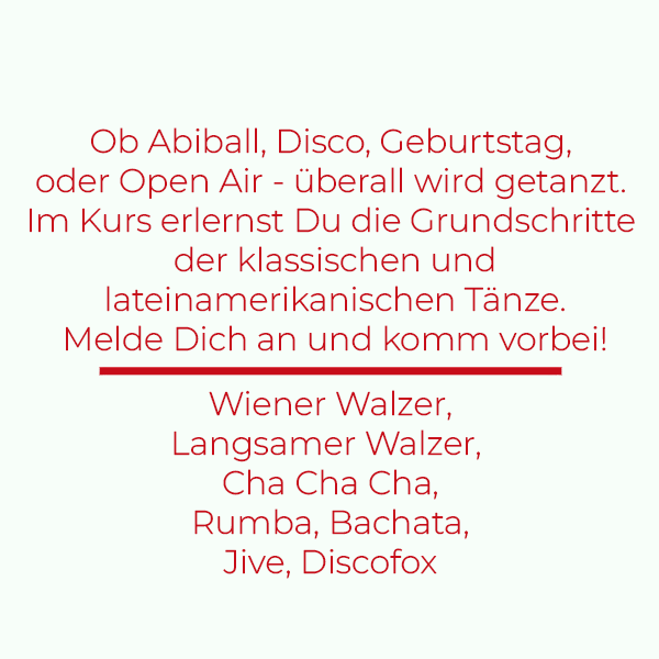 Miniaturbild: Jugendliche Tanzclub Standard Latein