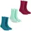 Thumbnail: Unisex Crew Socks - 3 Pairs of Trendy Cotton Solids