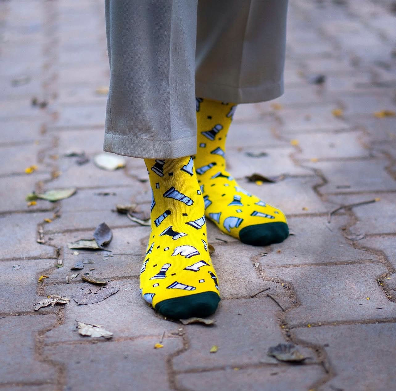 Chess Unisex Crew Length Socks