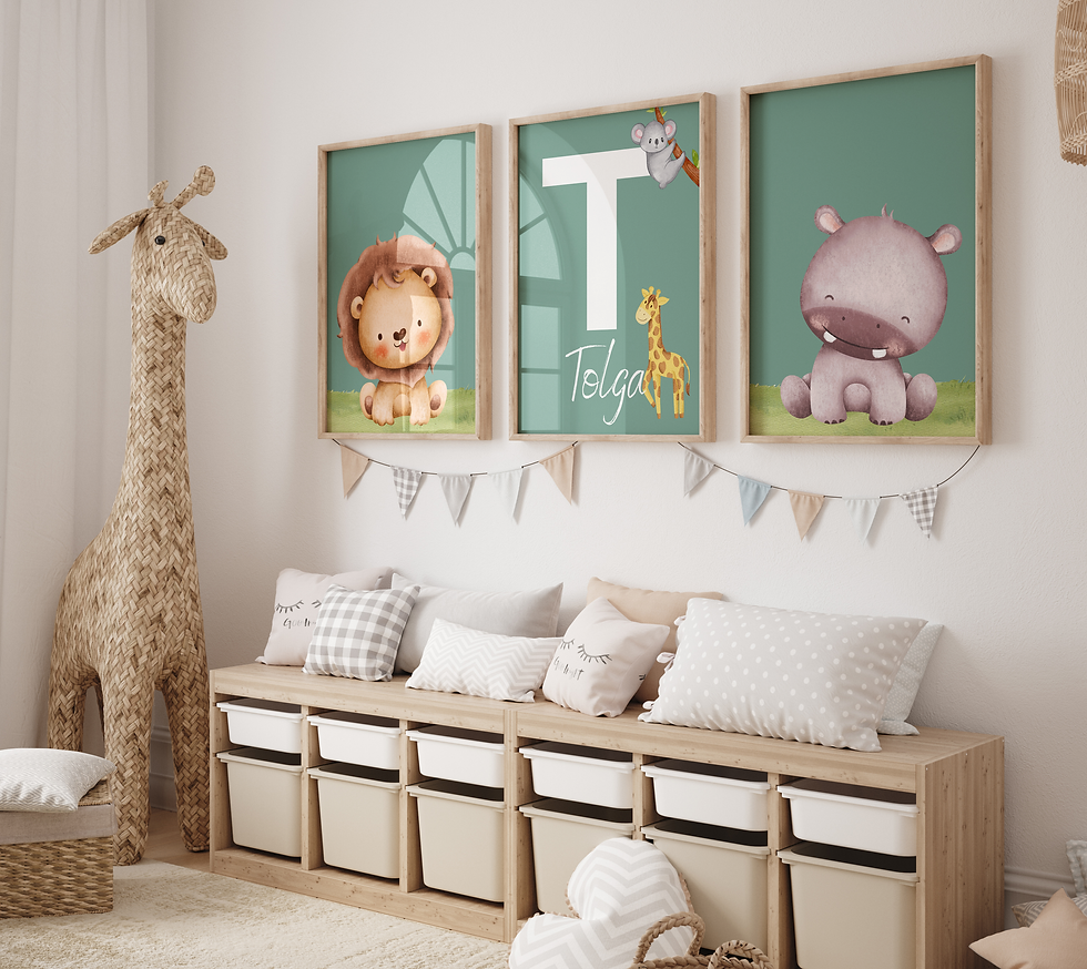 erkek çocuk odası tabloları