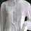 Thumbnail: White long sleeve pleated dress- babydoll