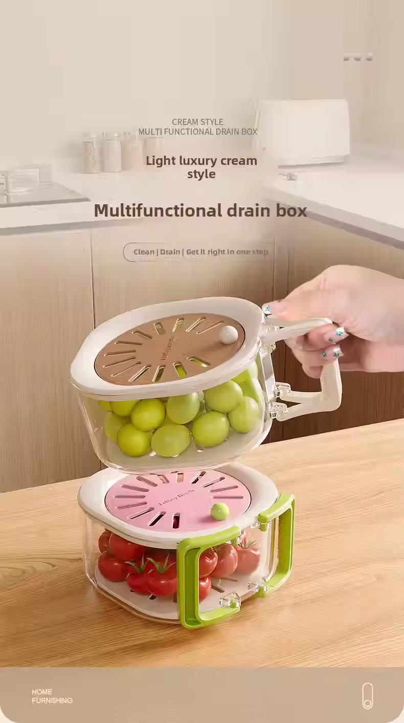 Thumbnail: FreshKeeper -  Fruit & Vegetable Wash Basket