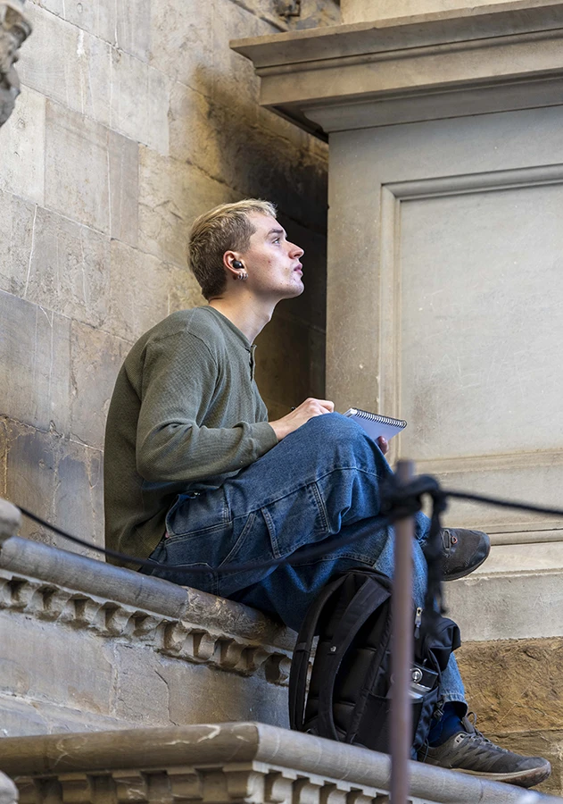 ammiro la statua del perseo